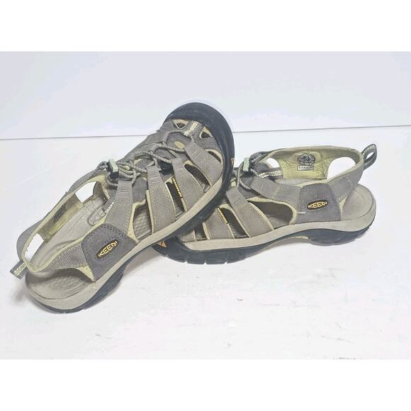 KEEN Newport H2 Shoes Mens 10 Gray Hiking Waterproof Sandals 1008399 Excellent